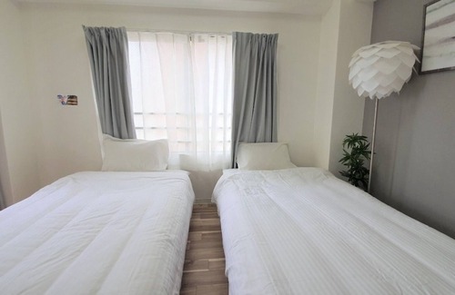 Chuo Ward Apartment | Discount for consecutive nights Westernstyle tw - Sunpark Heights 201/Kobe Hyōgo