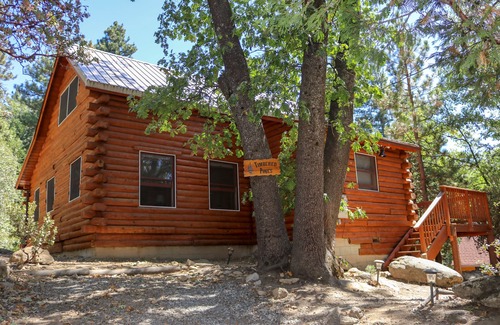 Idyllwild Cabin | Discover Unmatched Charm at Timbered Pines Log Cabin with AC and EV Charger