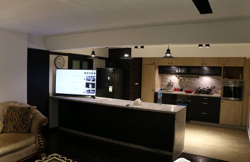 Nasr City Apartment | DNR Home Prestigious apartment in Black and White with easy access