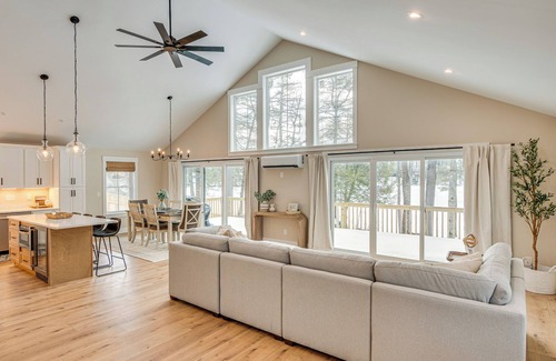Lyman House | Dock & Game Room: New Waterfront Home in Lyman!