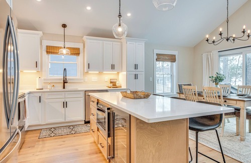Lyman House | Dock & Game Room: New Waterfront Home in Lyman!