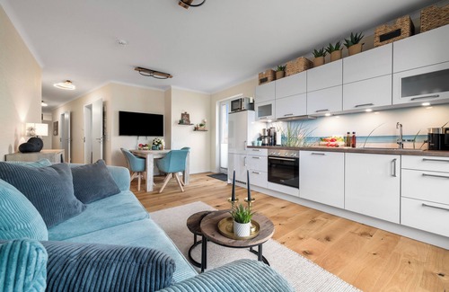 Olpenitz Apartment | Dog-friendly Baltic Sea vacation apartment with a wonderful view of the harbor basin