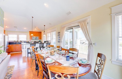 Avon House | Dog-friendly beach home with private pool, hot tub, AC, pool table & game room