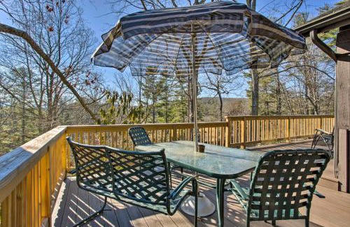 Hendersonville House | Dog-Friendly Hendersonville Cabin Deck and Views