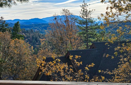 Twin Peaks House | Dog-friendly home w/fireplace, gas grill & expansive deck w/breathtaking views