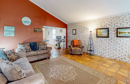 Laguna Vista House | Dog-friendly home with enclosed yard, outdoor living, private atrium & Ping-Pong