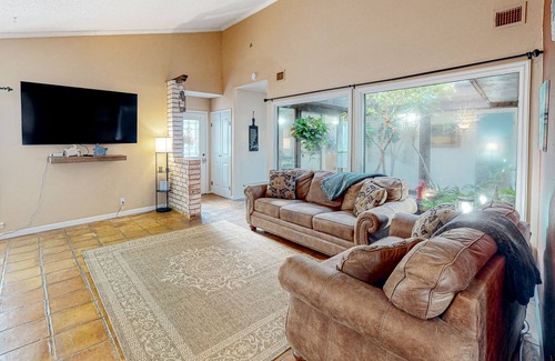 Laguna Vista House | Dog-friendly home with enclosed yard, outdoor living, private atrium & Ping-Pong