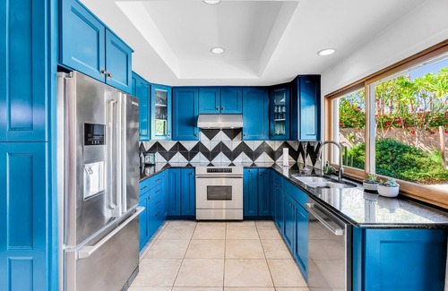 Araby Commons House | Dog-friendly home with heated pool, spa, mountain view & gorgeous garden