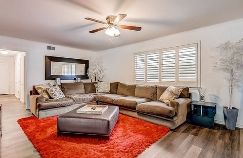 Sachse House | Dog-friendly home with guest house, private pool, grill, pool table, hot tub, AC