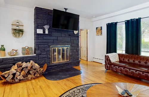 Mountainhome House | Dog-friendly home with private pool, game room, grill, fireplace, streaming, AC