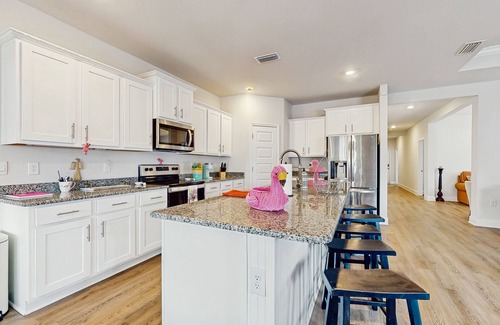 Foley House | Dog-friendly house with in-ground pool, outdoor patio, and corn hole