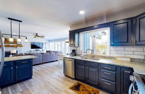Huddleston House | Dog-friendly lakefront home with hot tub, dock, kayaks, & game room
