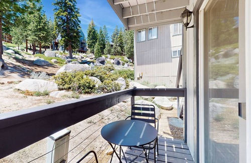 Tahoe Village Condo | Dog-friendly mountain condo with washer/dryer, sleeps 2