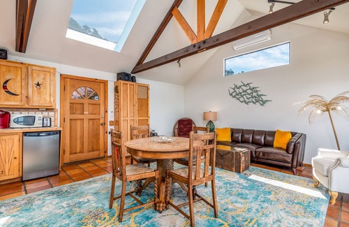 Gualala Cottage | Dog-friendly, ocean-view cottage with private hot tub, deck, & free EV charger