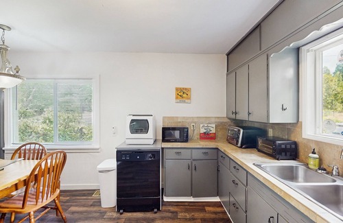 Thurston House | Dog-friendly, riverfront home with WiFi, deck & private washer/dryer