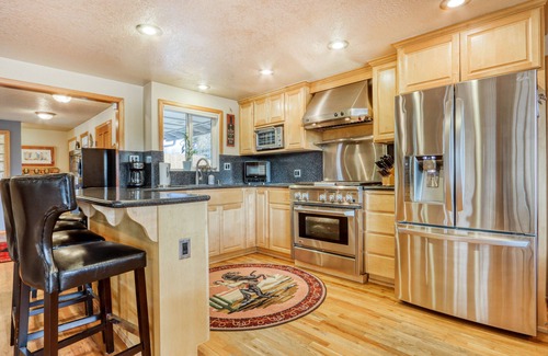 Tumalo House | Dog-Friendly Riverfront Home w/Private Hot Tub, River Views, Deck, Grill