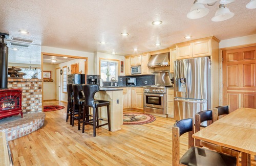 Tumalo House | Dog-Friendly Riverfront Home w/Private Hot Tub, River Views, Deck, Grill