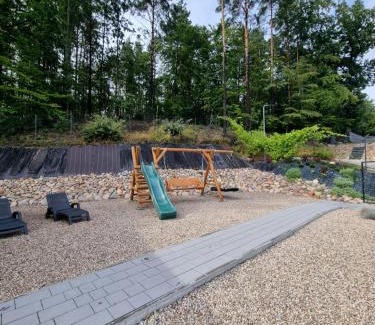 Parchowo House | Domek letniskowy piętrowy na Kaszubach jezioro Ostrów Mausz