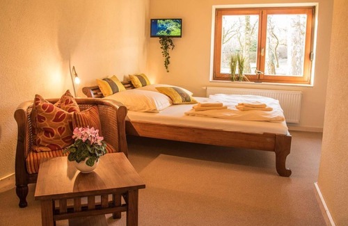 Bahretal Bed & Breakfast | Double room HERKULESSÄULEN - WITHOUT breakfast - - Pension Am historischen