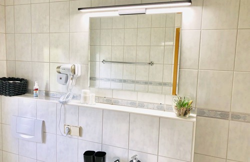 Walsheim Apartment | Double room-Standard-Private Bathroom-Courtyard view