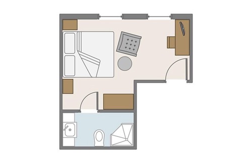 Neusach Hotel | Double room Wiesenblick 503,512,603,308 - Seehotel Enzian