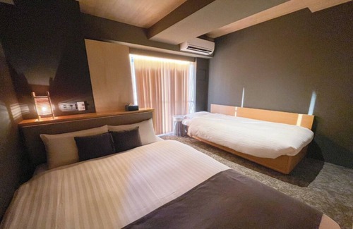 Asakusa Hotel | Double Room with Sofabed hotel with fitness room, AC in marvelous Taito City