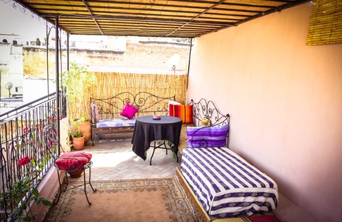 Dar Tazi House | Double Room - With terrace overlooking the city