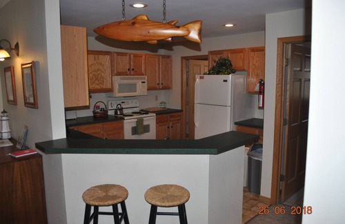 Bayfield Condo | Downtown Bayfield. First & Washington Condo #203 Sleeps up to 8 Lake Views!
