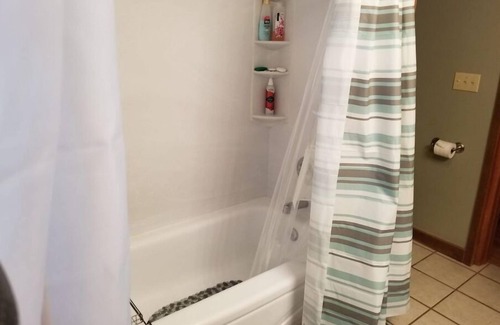 Bryson City Bed & Breakfast | "Dragonfly" guestroom at bed and breakfast on 11 park-like acres