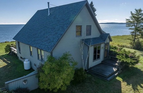 Jonesport House | Dramatic Ocean views from every room of this cozy post&beam Oceanfront property.