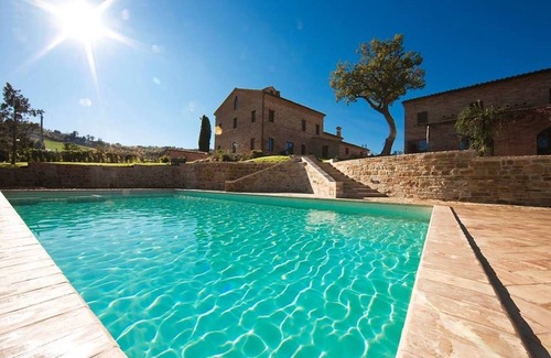 SantʼAngelo in Pontano Villa | Dreamy Brick Villa With Unbelievable View And A Pool