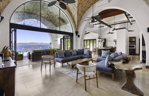 Playa Flamingo House | Dreamy Spanish-Style Villa with Sweeping Ocean Views, Elegant Nautical Design &