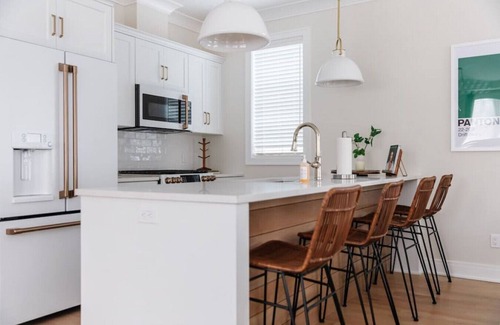 Michigan City House | Drift Away-Built for a crowd with a Fire pit!
