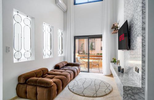 Semlalia Apartment | Duplex 5 Chambres à Marrakech Luxe, Vue Piscine