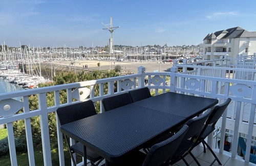 Arzon Apartment | Duplex 6 pers Port du Crouesty - terrace, port and sea view. Rated 3 *