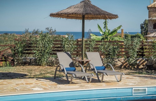 Vasilikos Apartment | Duplex Boutique Maisonettes, with a big Shared Pool, and Private SPA
