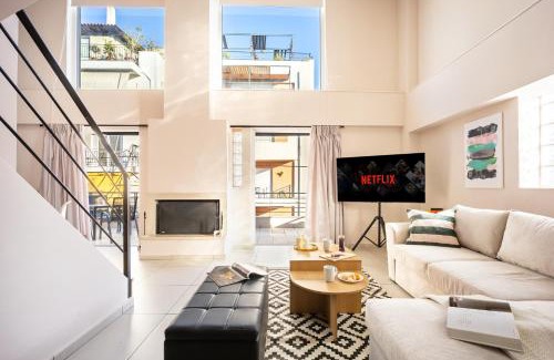 Gazi Apartment | Duplex in Gazi with Acropolis view