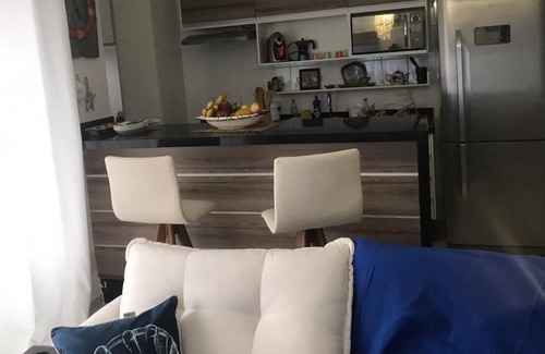 Peninsula House | Duplex two suites Cove Guarujá, Air conditioning in 2 suites. and room.