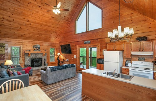 Sevierville Cabin | Eagle's Bluff Lookout: Mountain View & Game Room!