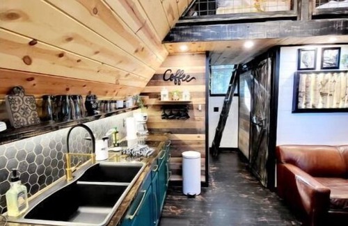 Indian River Cabin | Eagles Nest A-frame: Riverfront Cabin: Add-on Treehouse Bedroom, Pet Friendly!