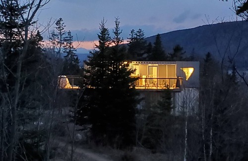 Englishtown Cabin | Eagles Nest Converted Shipping Container at Sally's Brook Wilderness Cabins