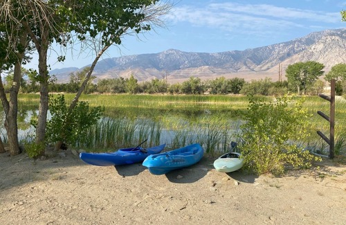 Olancha RV Rental | Eastern Sierras Olancha Lakeside RV Campsite #6