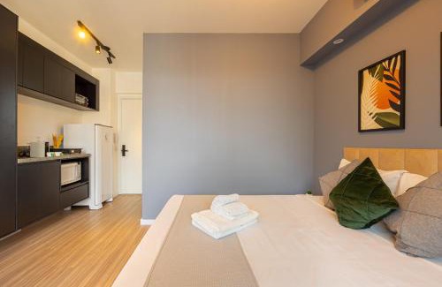 Bela Vista Apartment | Easy Star - Studio minimalista e completo na Frei Caneca - FT01I