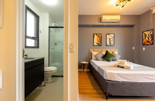 Bela Vista Apartment | Easy Star - Studio minimalista e completo na Frei Caneca - FT01I