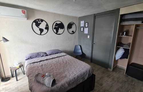 Guadalupe House | Economic Room w / Air Conditioner and Terrace