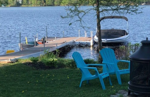Saint-Claude Ski Chalet | Edge of Lake Boissonneault - Spa - Aviron