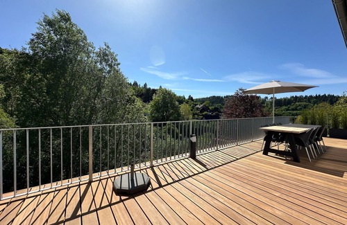 Schleiden House | Eifel National Park, modern villa, view, center, private