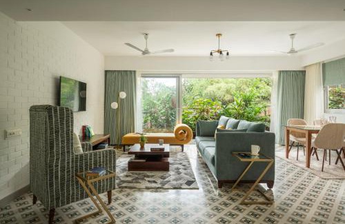 Nerul Apartment | El Reino Elegant 2&3BHK Apartments 10 Minutes to Candolim with Pool & Kitchen, Wifi, Security