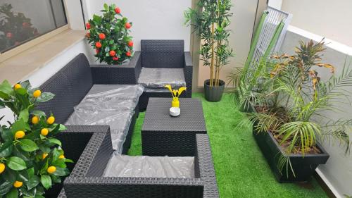 Casablanca Apartment | Elegant 2BR, 2BA Apartment with Furnished Terrace & Private Balcony, Ideal Stay in Maârif