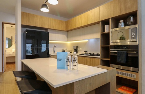 San Antonio Apartment | Elegant 3BR Duplex PH with Ocean View in Miraflores